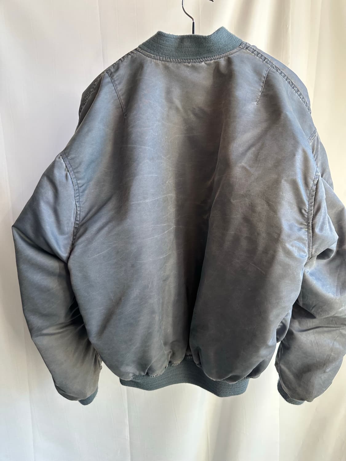 워시드 봄버자켓 ma-1 상품이미지9