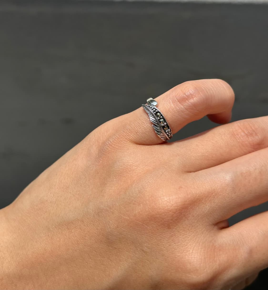 marcasite 925silver baby&toe ring🪶 상품이미지2