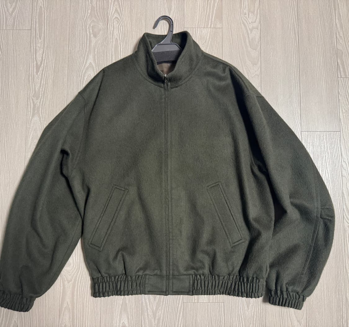 오라리 / 25fw 베이비 카멜 블루종 올리브 / 5 상품이미지1