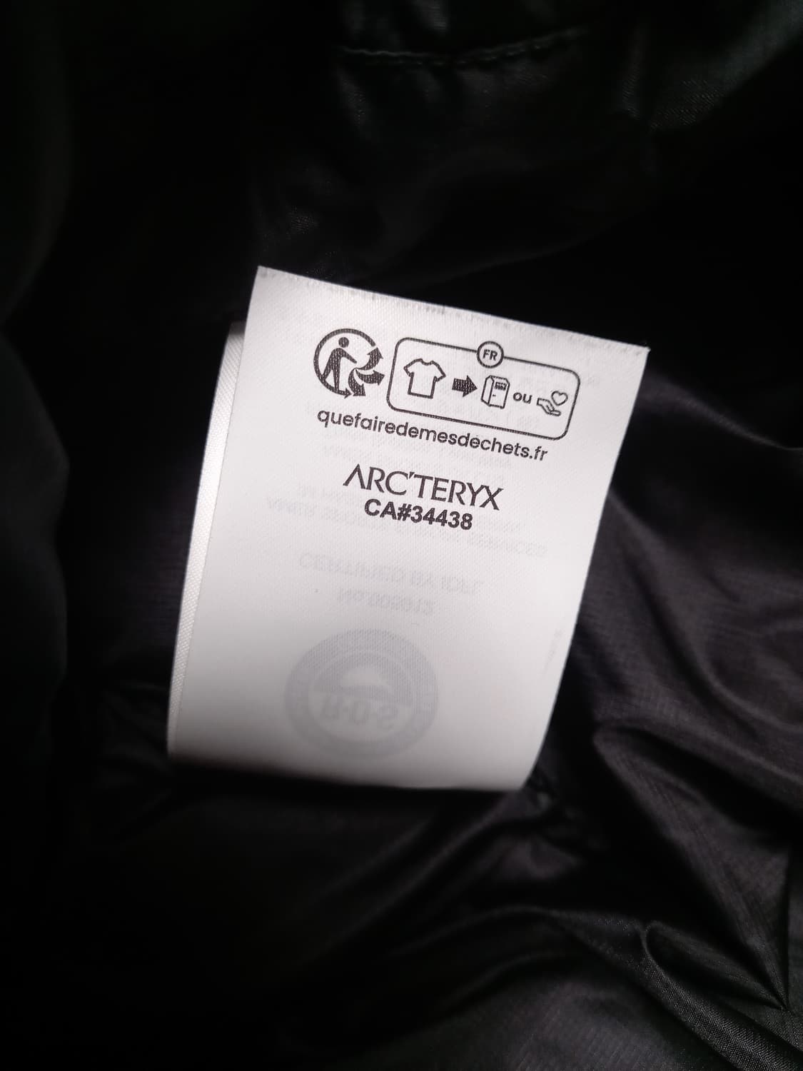 아크테릭스 토륨 sv 패딩 블랙  L(실용105) 상품이미지7