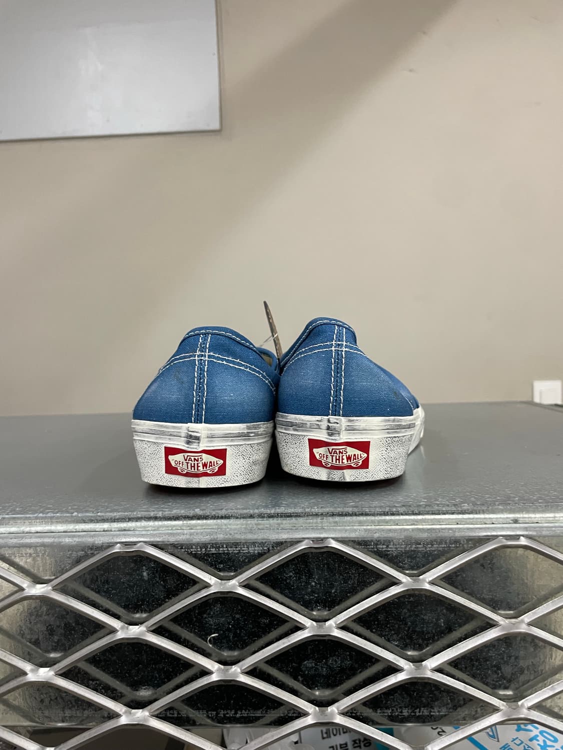 반스 어센틱 웨이브 워시드 블루 250(새상품) 상품이미지3