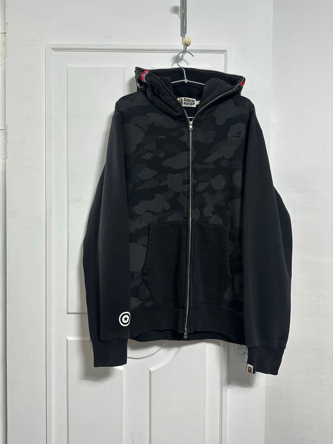 베이프 리플렉션 카모 샤크 후드집업 상품이미지1