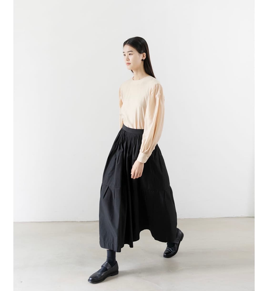유노이아 릴리 스커트 블랙 s 상품이미지1