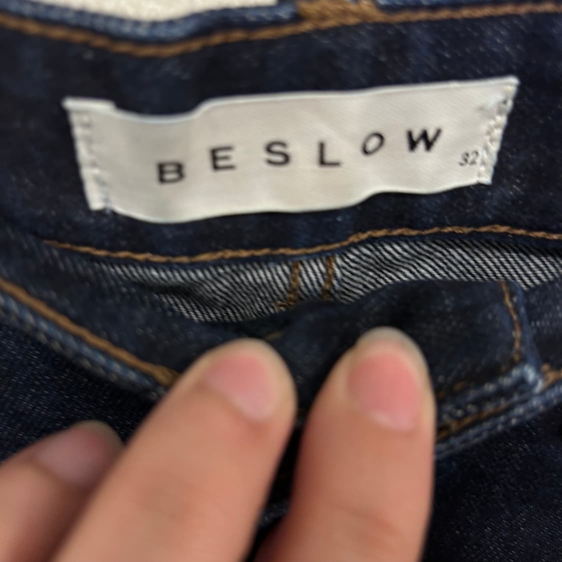 비슬로우 투턱 와이드핏 샐비지 아메카지 데님팬츠 상품이미지3