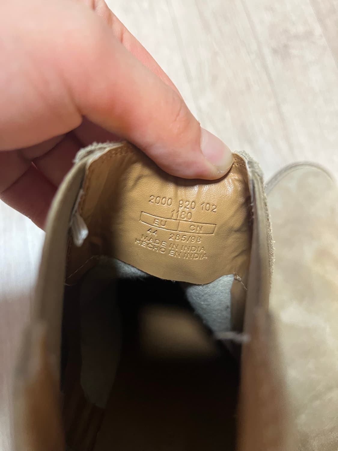 자라 스웨이드 첼시부츠 285 상품이미지3