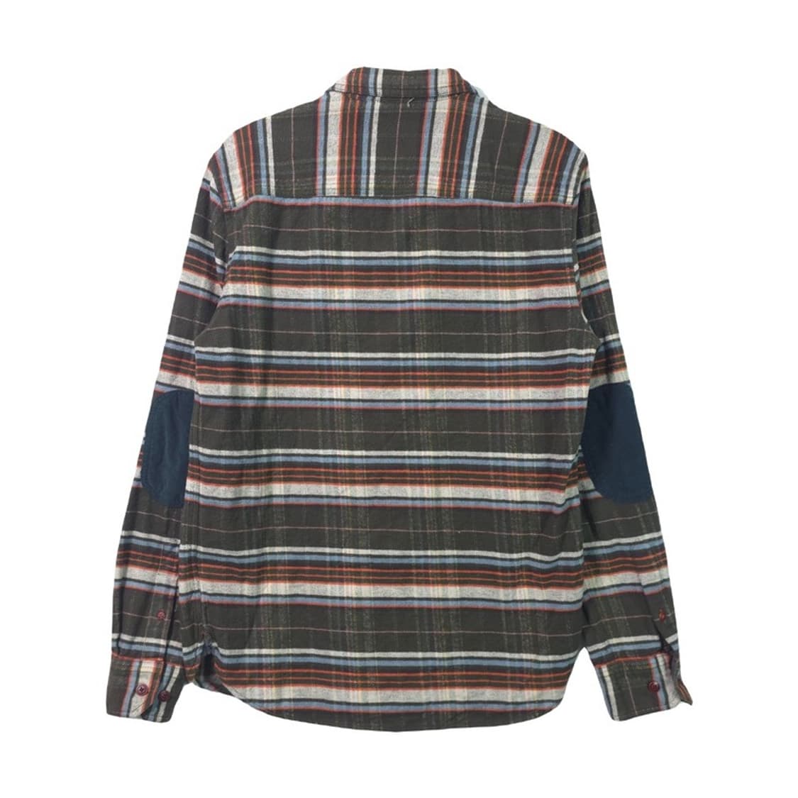 SERIES 시리즈 빈티지 플란넬 엘보패치 체크 셔츠 L 상품이미지2