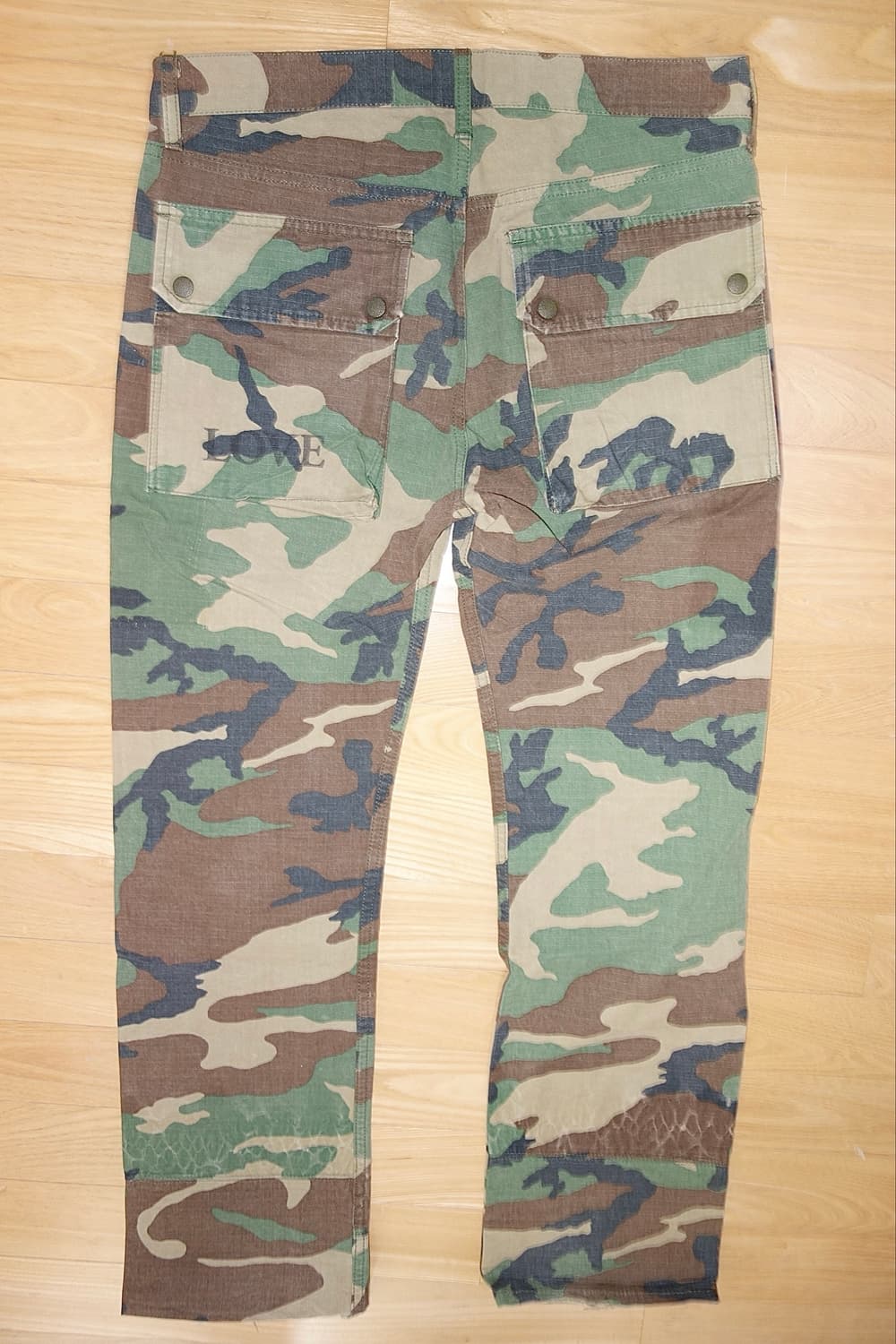 준야와타나베 AW06 Woodland 패치워크 바지 상품이미지5