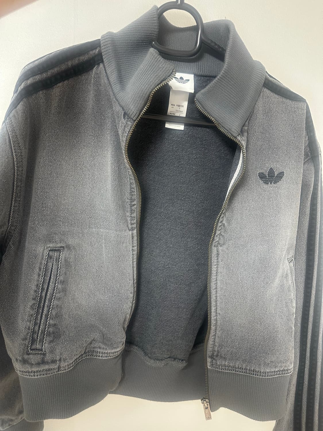 아디다스 데님 트랙탑 s워시드 그레이데님 상품이미지1