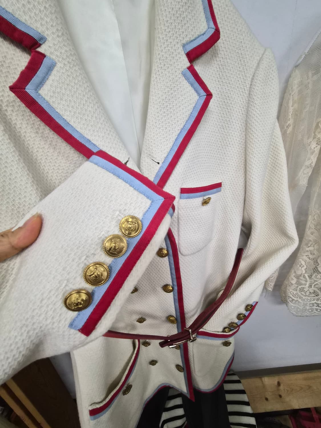 수입 직조 테이핑 자켓. 수지자켓 상품이미지3