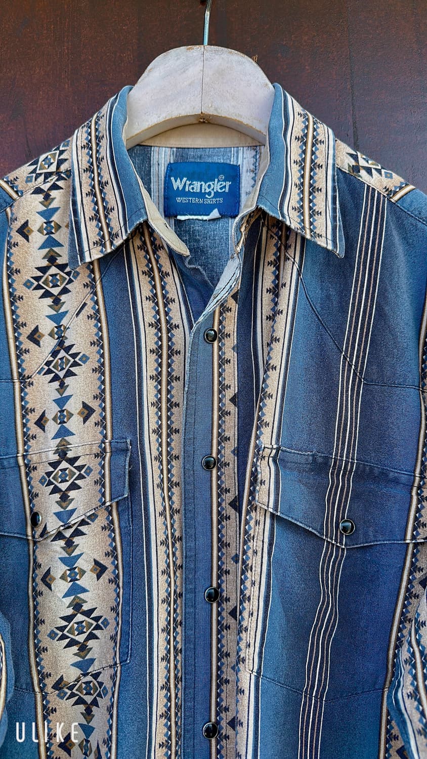 80‘s 랭글러(Wrangler) 웨스턴셔츠 상품이미지2