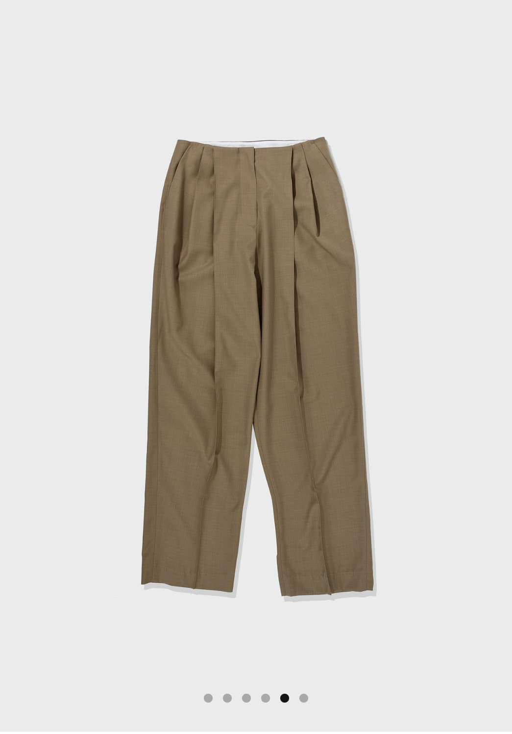 low rise trouser - beige 상품이미지7