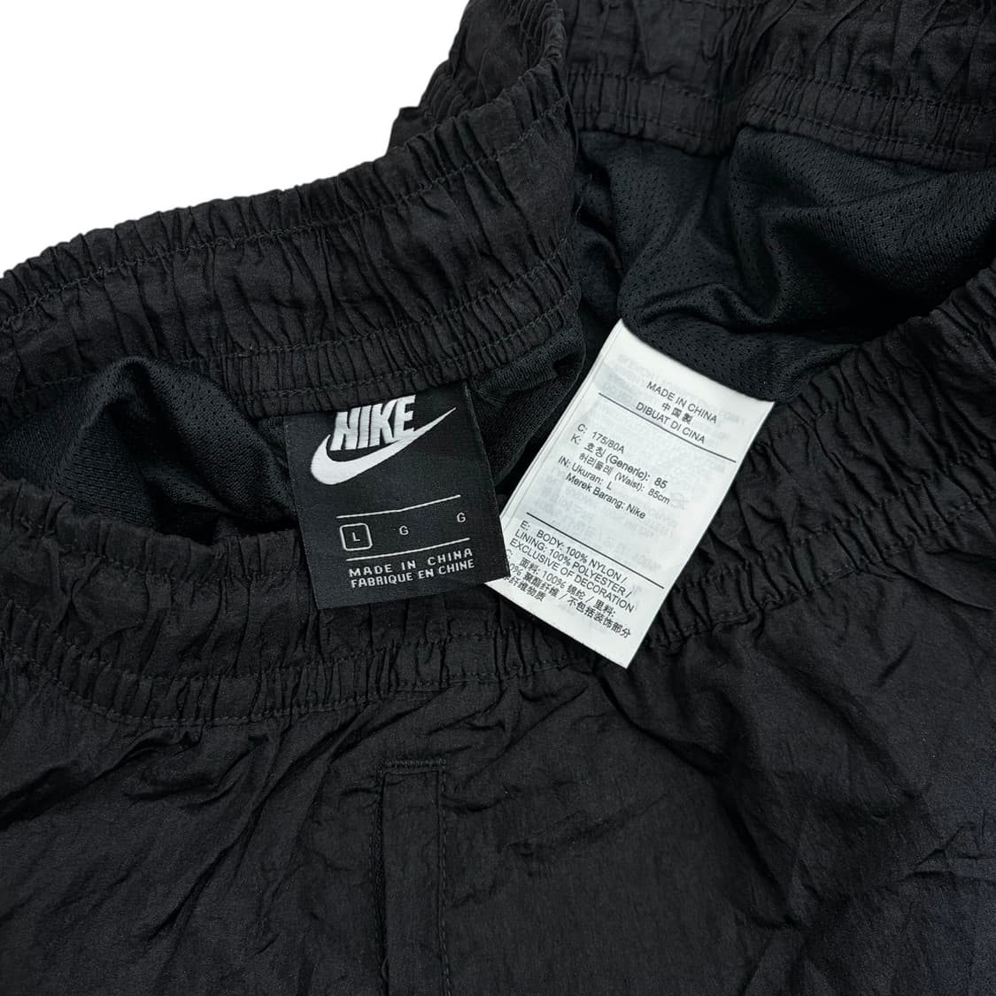 나이키 더블 스우시 우븐 바람막이 조거 팬츠 바지 L 상품이미지3