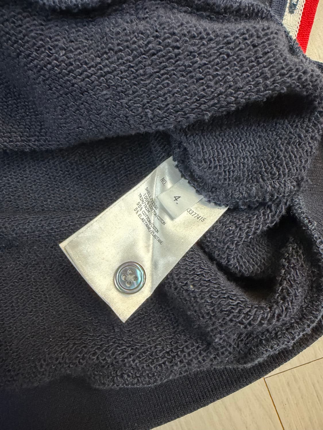 톰브라운 네이비 백삼선 4사이즈 맨투맨 상품이미지3