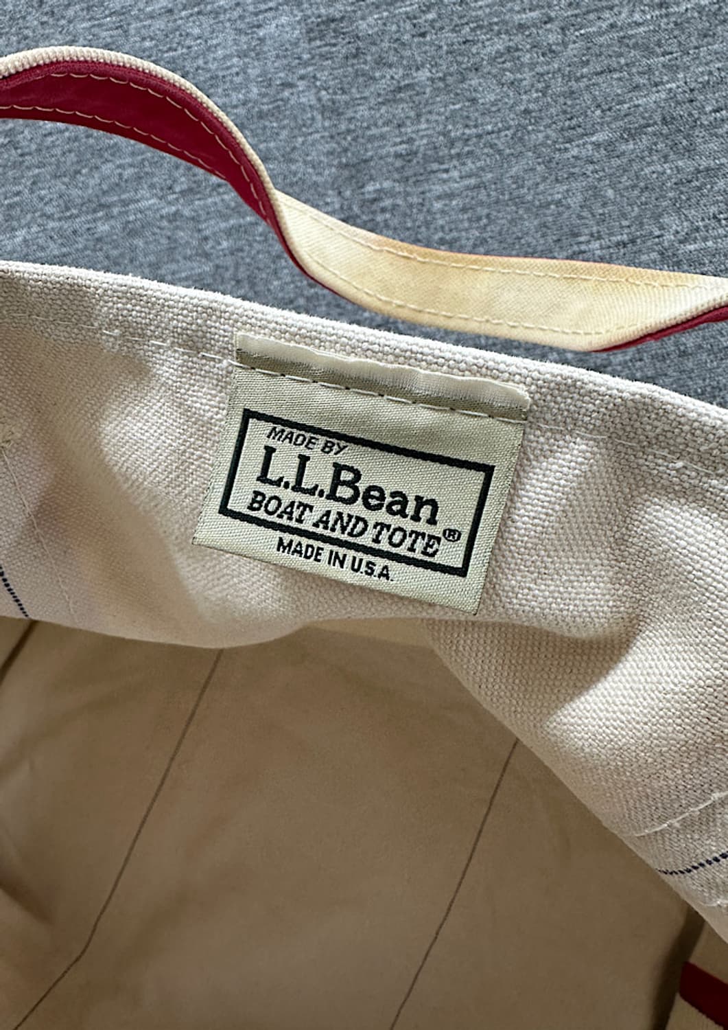 빈티지 엘엘빈 빅 숄더백  상품이미지7