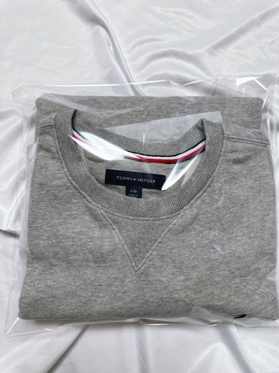 타미힐피거 그레이 테리 맨투맨 (L)  상품이미지5