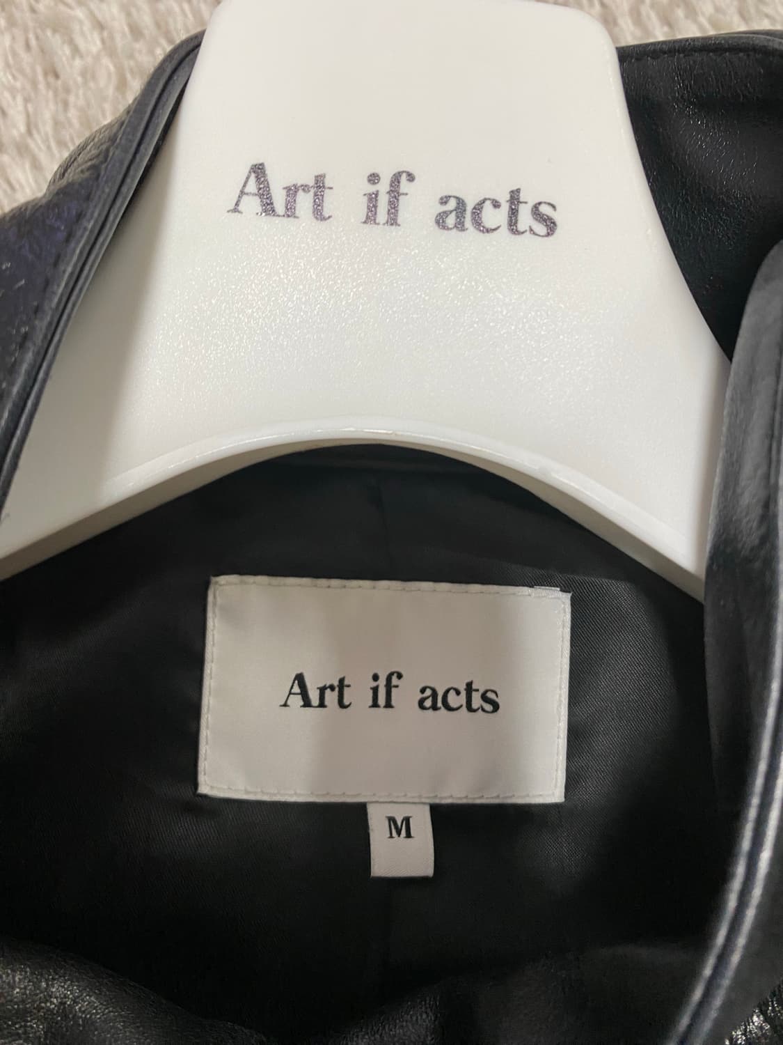 아트이프액츠 레더 자켓 상품이미지3