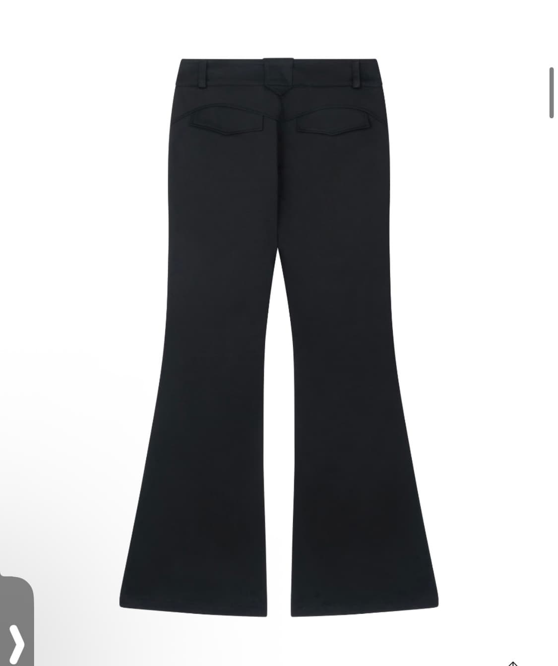 클라따) Shimmer Flare Slacks BK L 상품이미지6