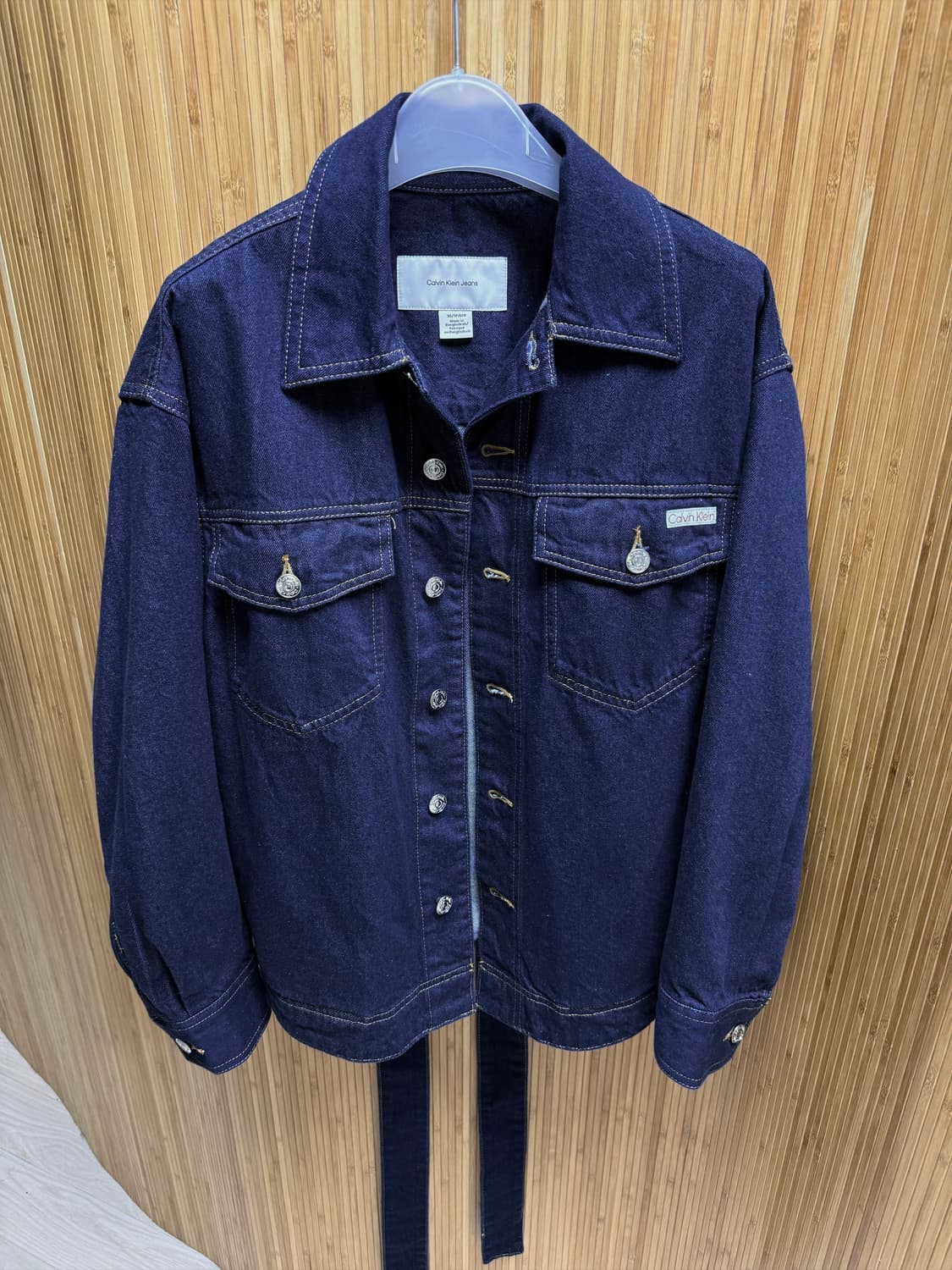 캘빈클라인진 벨티드 데님 자켓 상품이미지7