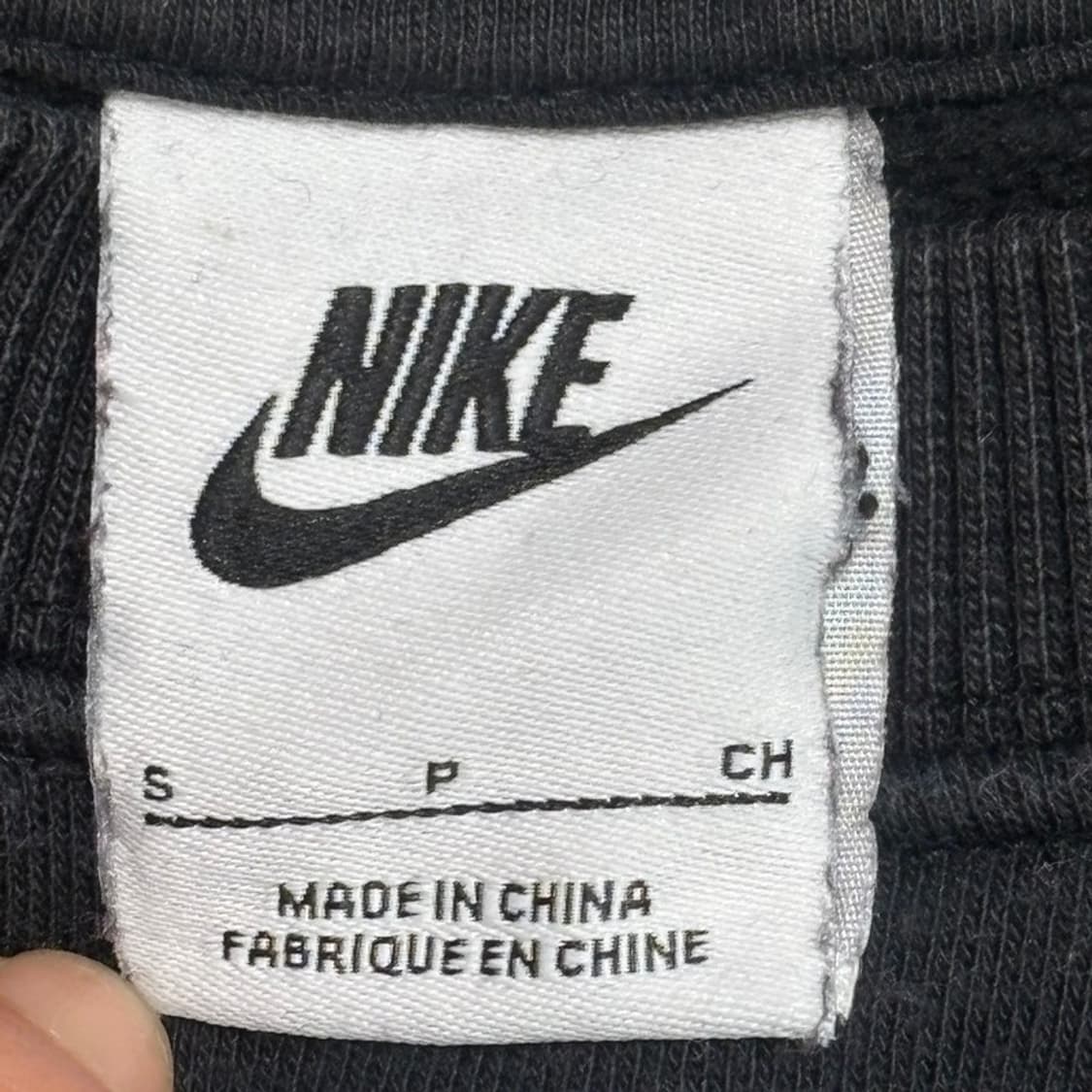 NIKE 센터 스우시 크루넥 스웻셔츠 블랙 S 상품이미지4