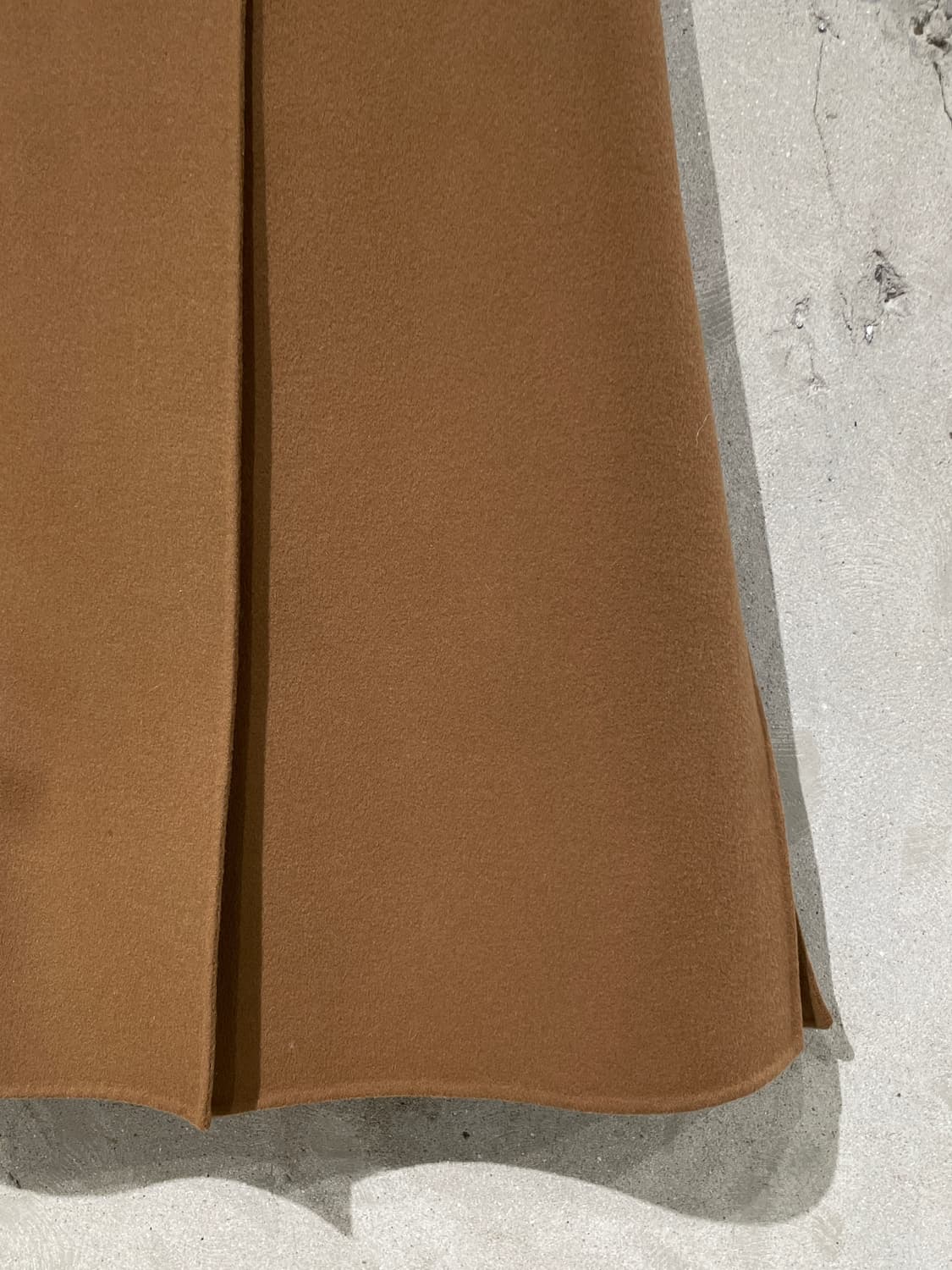 질샌더 카멜 울 캐시미어 롱 베스트 상품이미지5