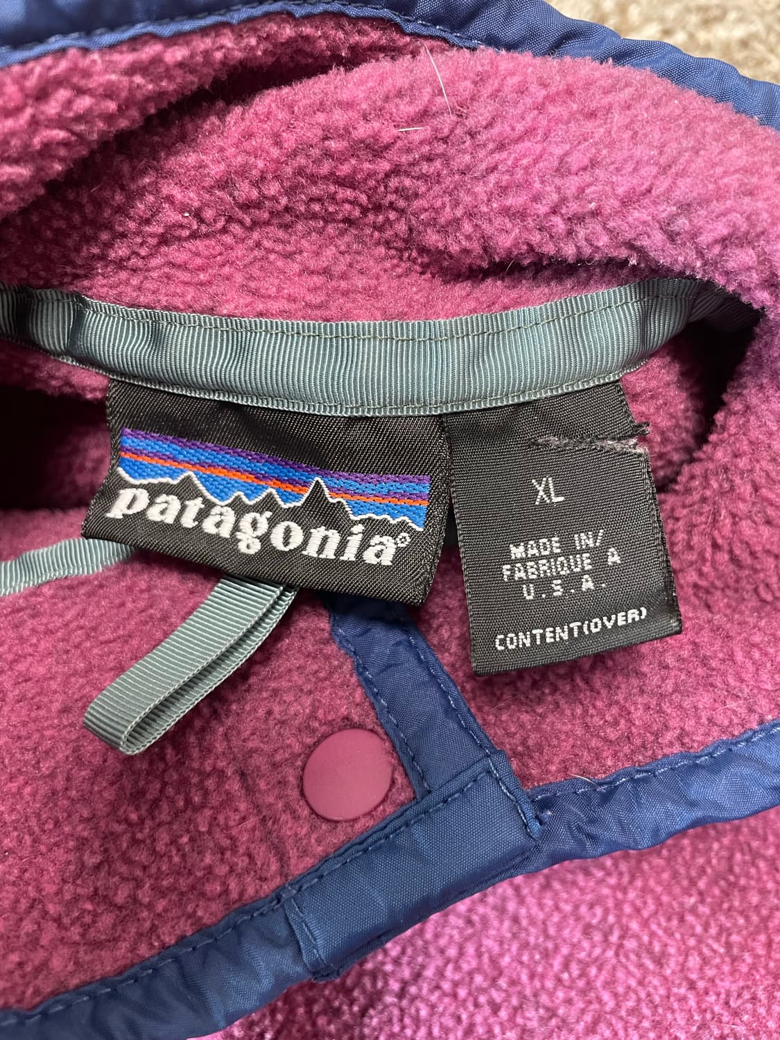 90s USA Patagonia synchilla 빈티지신칠라 상품이미지5