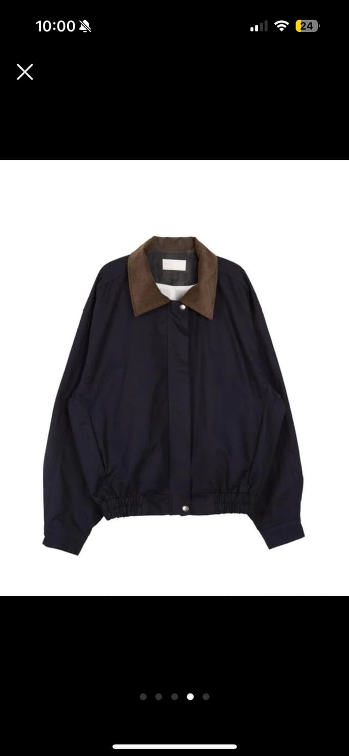 릿킴 배색 블루종  상품이미지4