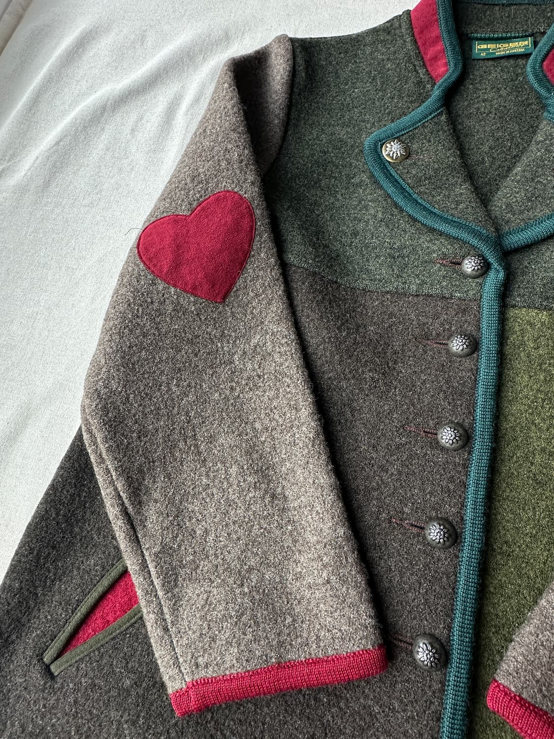 가이거 퓨어울 자켓 42 made in Austria 상품이미지6