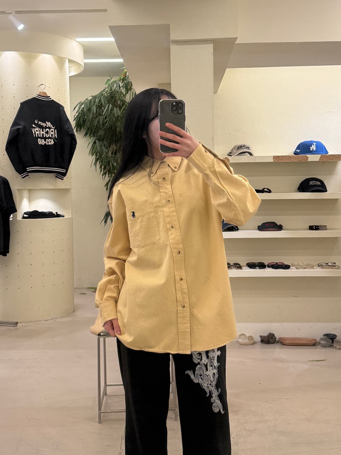 폴로 랄프로렌 베이지 옥스포드 셔츠 U219 상품이미지1