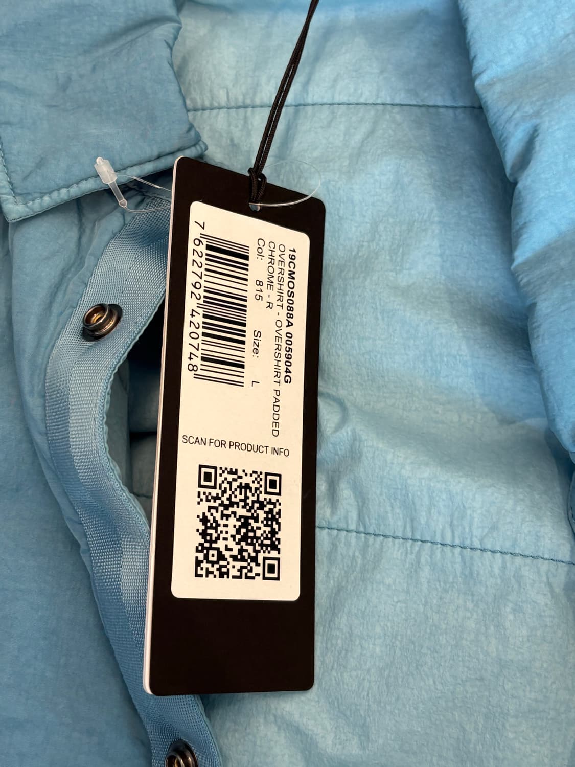 Cp컴퍼니 R 렌즈 버튼 오버셔츠(L) 상품이미지3