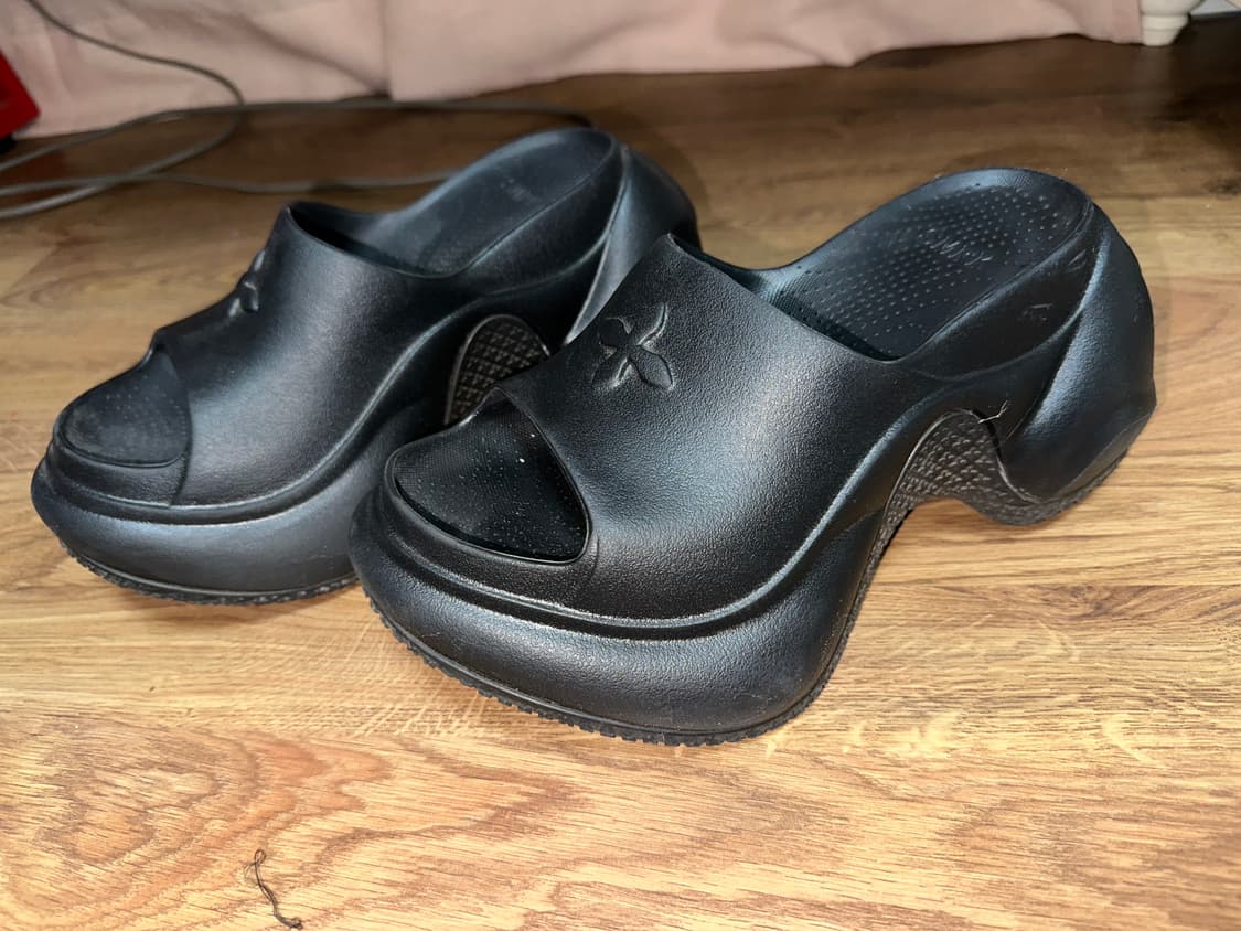 SMFK st 하이힐 웨이브 통굽 슬리퍼 상품이미지1