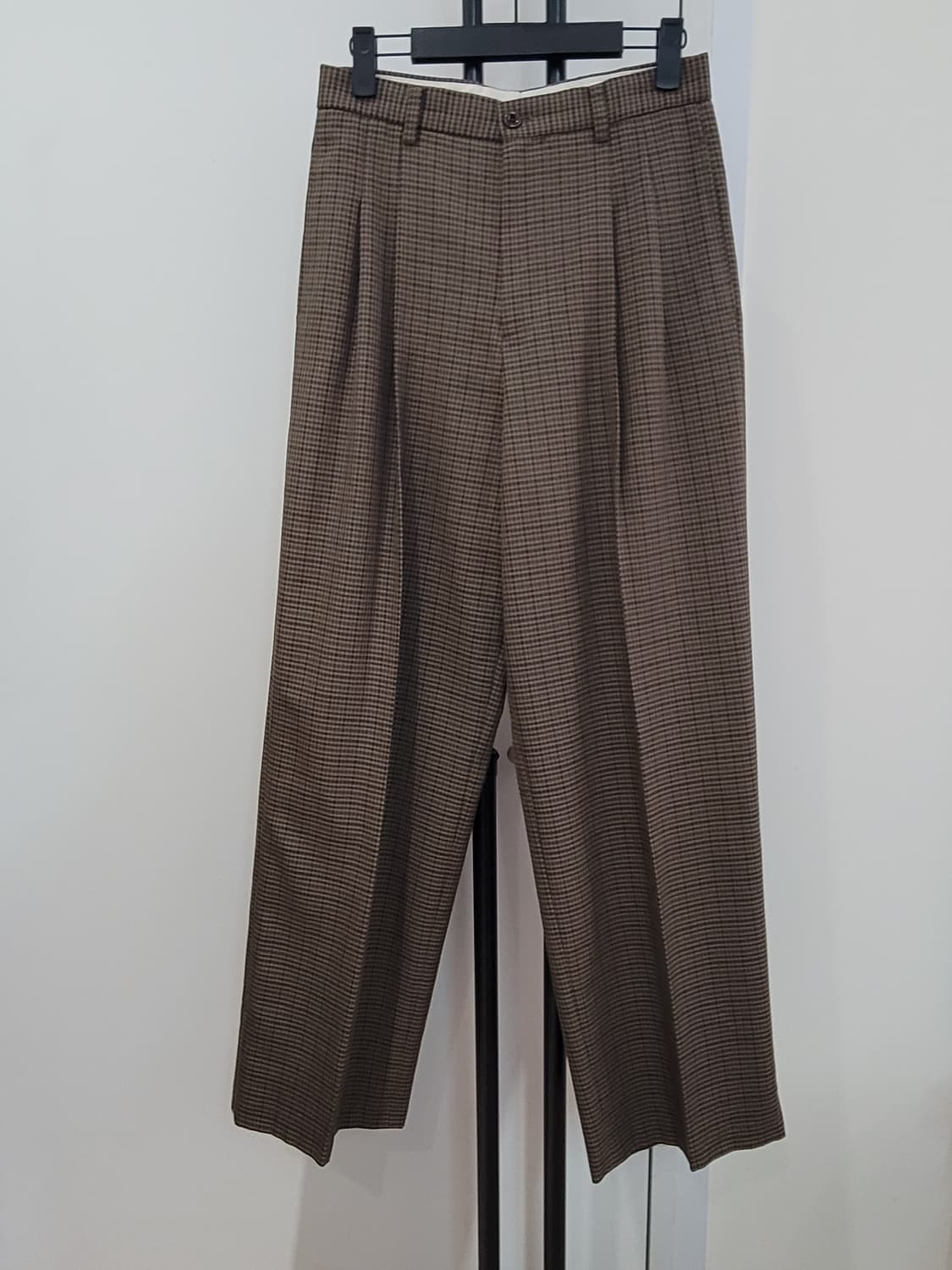 토마스모어 TC3-PT03 체크 투턱 팬츠 여성용 55반~66 상품이미지2