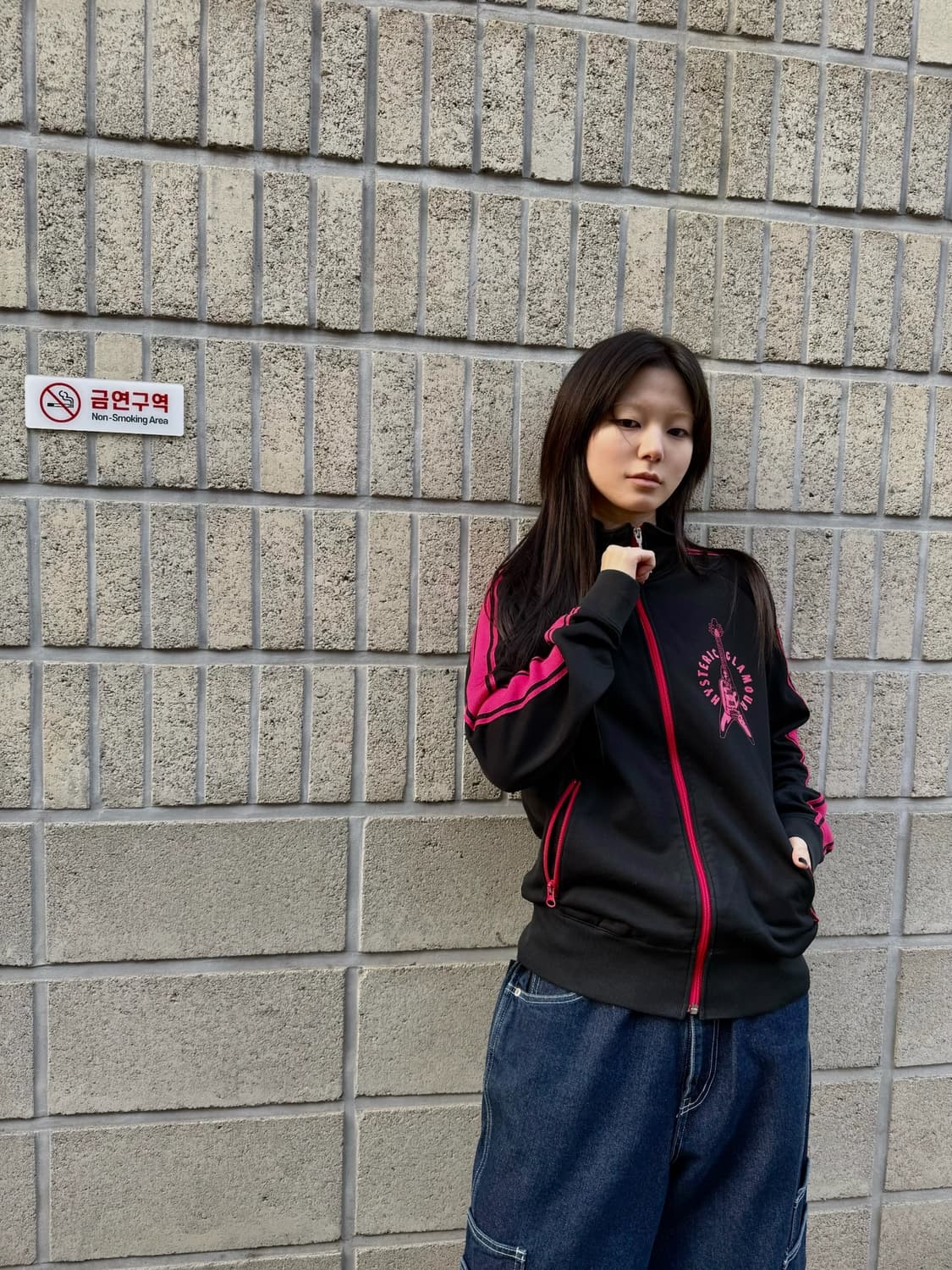 히스테릭 글래머 기타 지퍼 히스걸 집업 상품이미지8