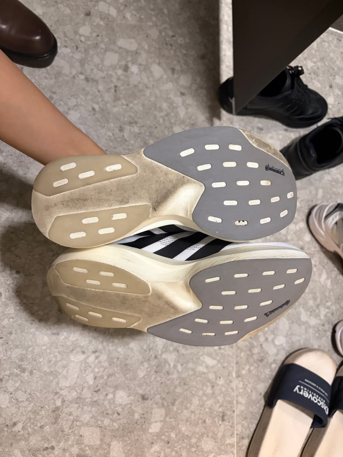 아디다스 런닝화 아디제로 EVO 화이트 블랙 245 상품이미지3