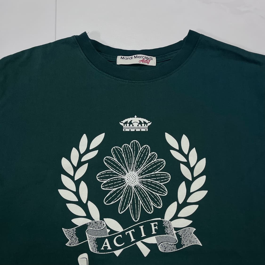 [정품] 마르디메크르디 그린 반팔티 [ FREE ] 상품이미지3