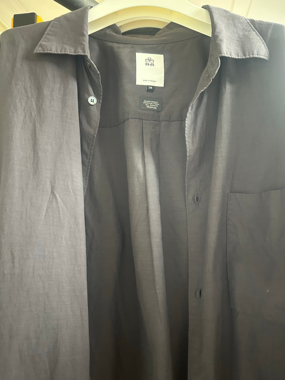 3)폴리테루 텐코셔츠 퍼플그레이,다크핑크 일괄판매 상품이미지1