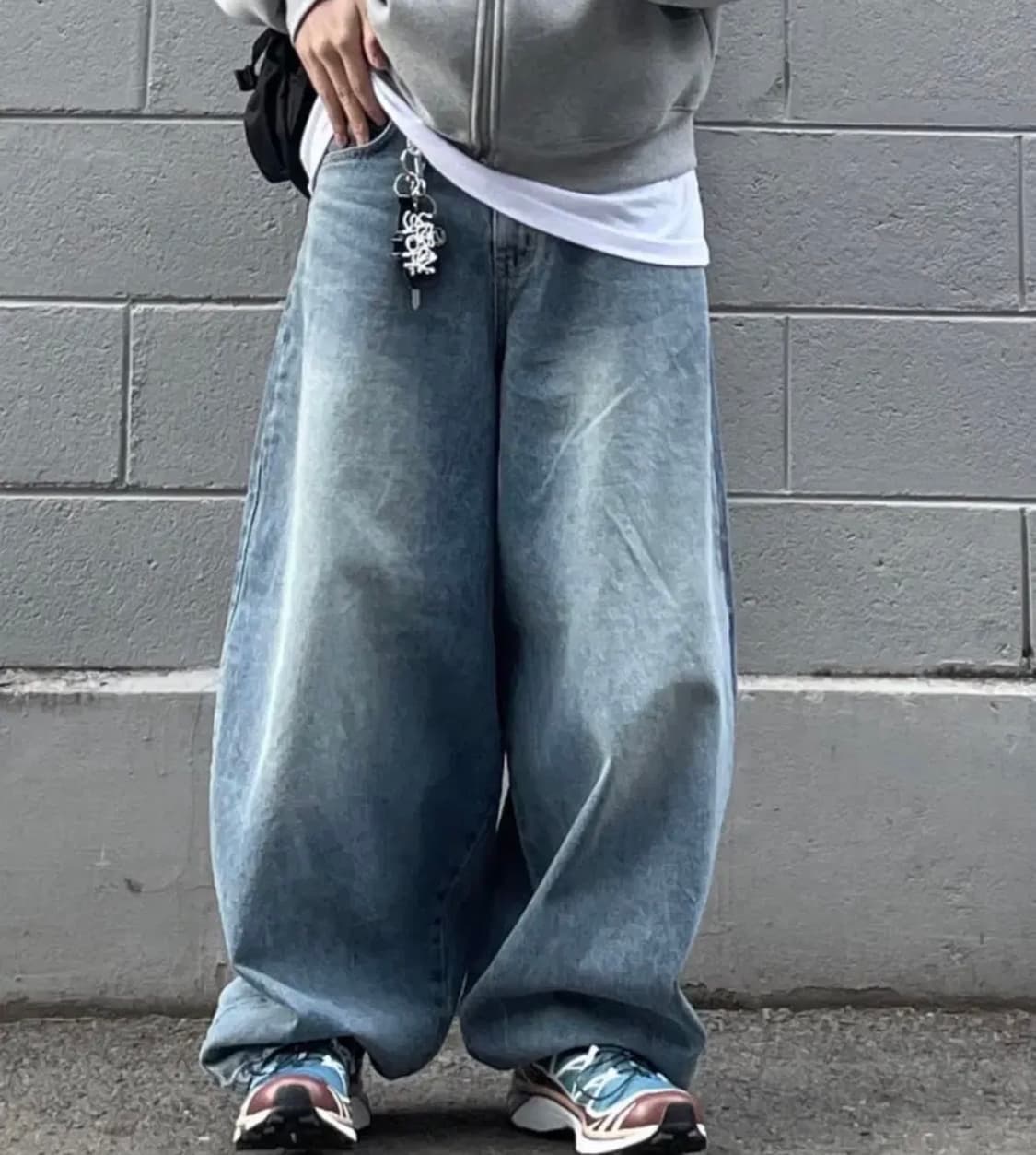 연청 벌룬 데님팬츠 상품이미지1