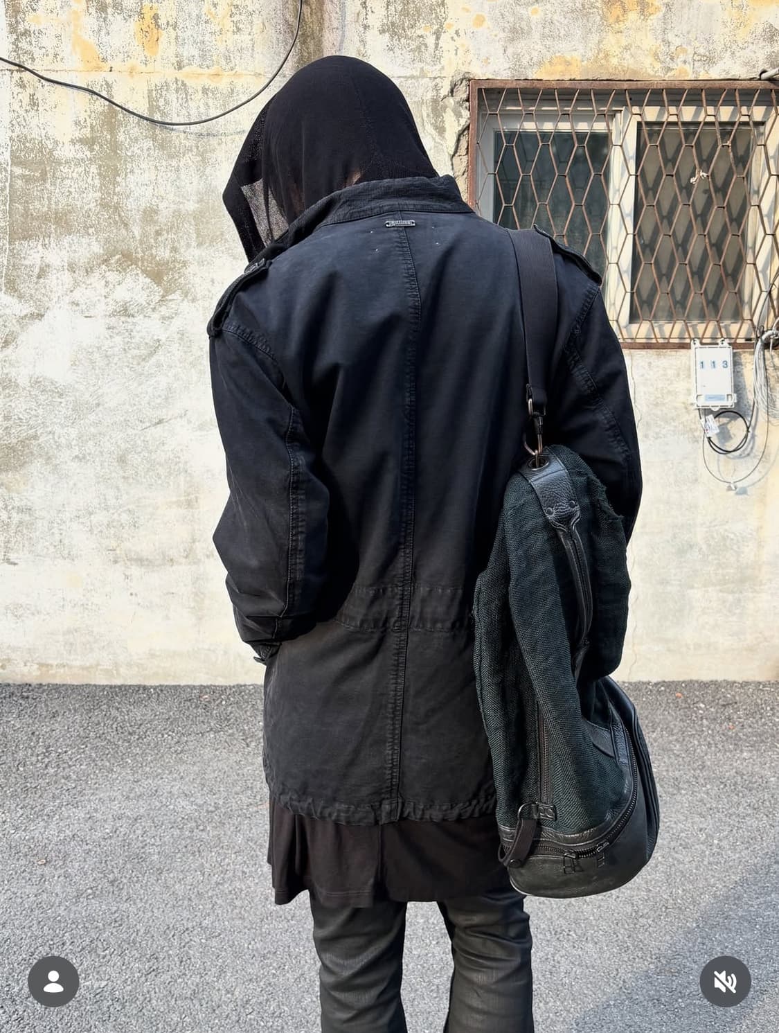 (예약중) 앤드뮐 미스터 14fw 시스루 후드 상품이미지2