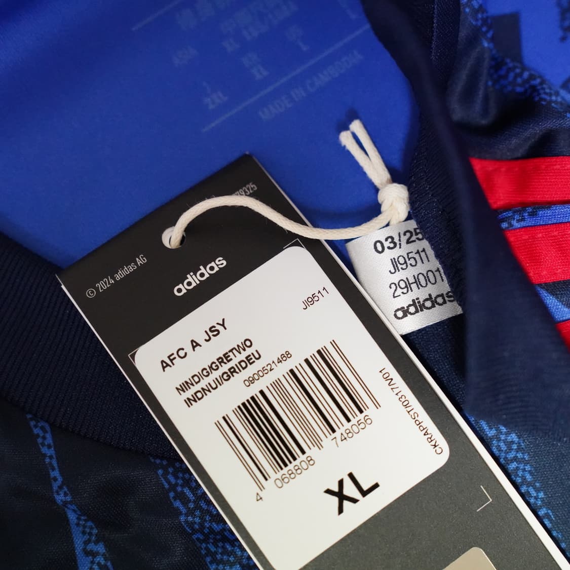 [국내 XL] 25/26 아스날 에제 챔스 어웨이 유니폼 상품이미지7