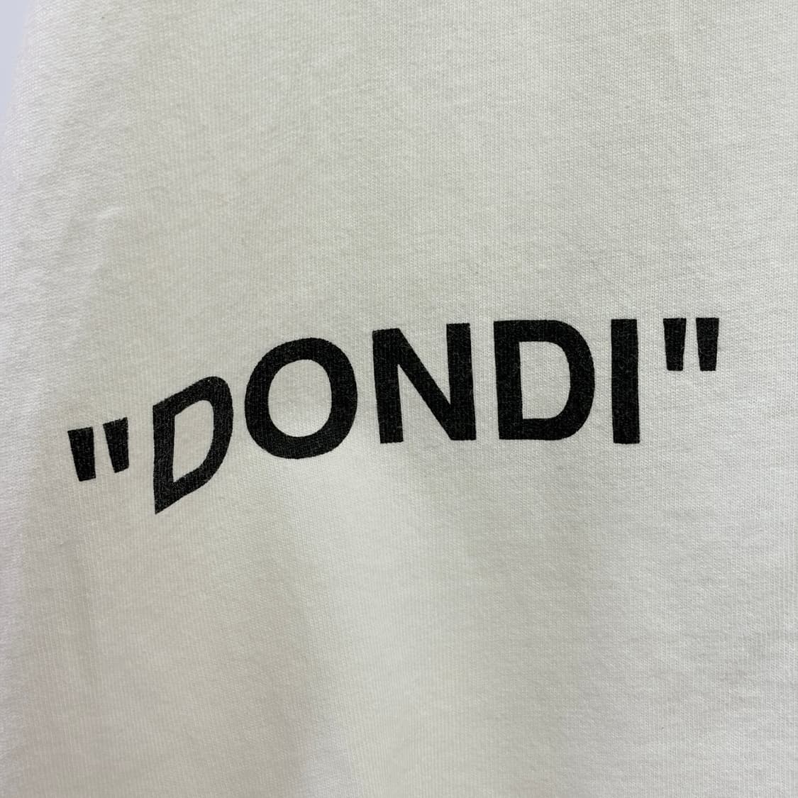 [XL] 오프화이트 DONDI 그래피티 반팔 티셔츠 상품이미지9