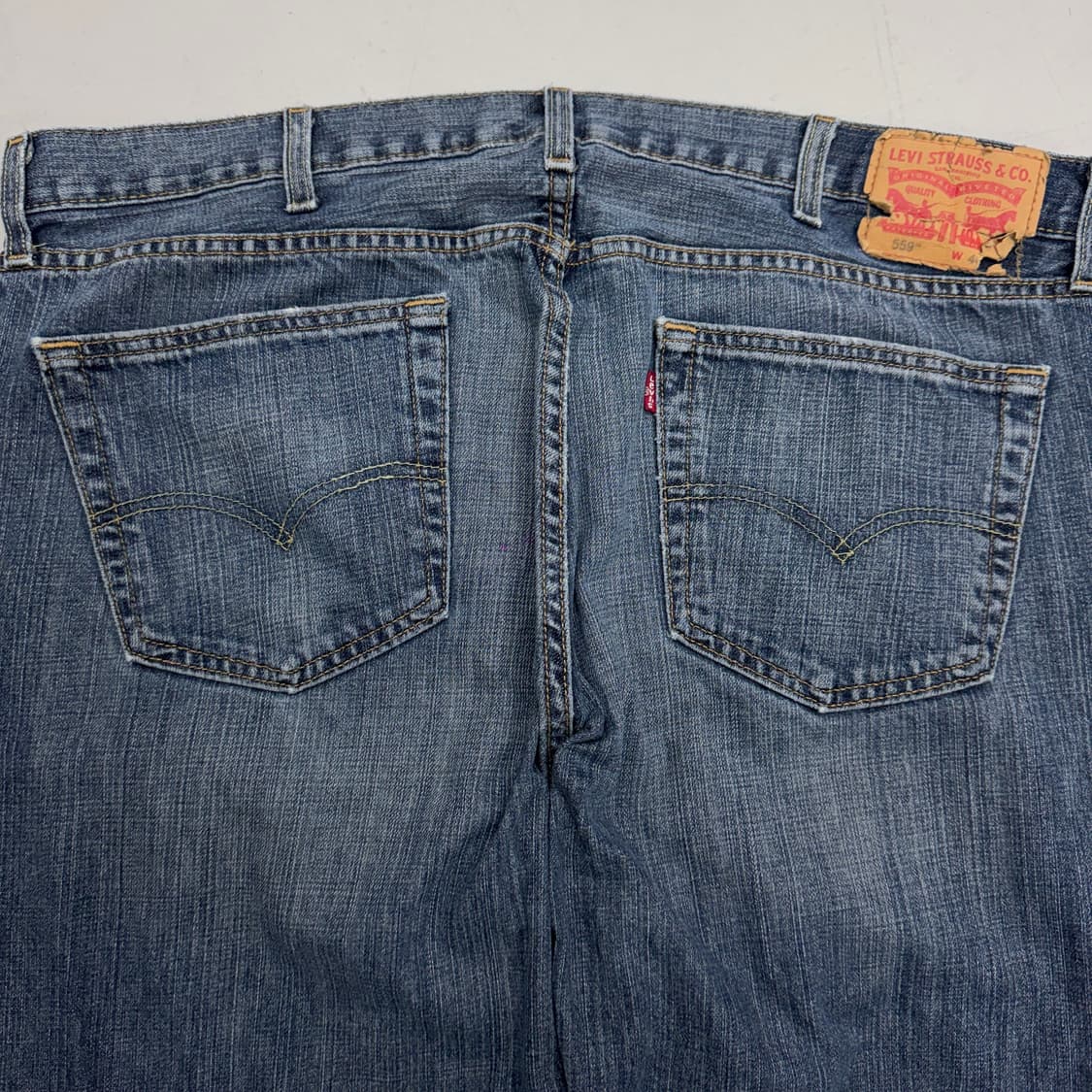 리바이스 559 새깅 워싱 스케이터 와이드 데님팬츠 상품이미지5