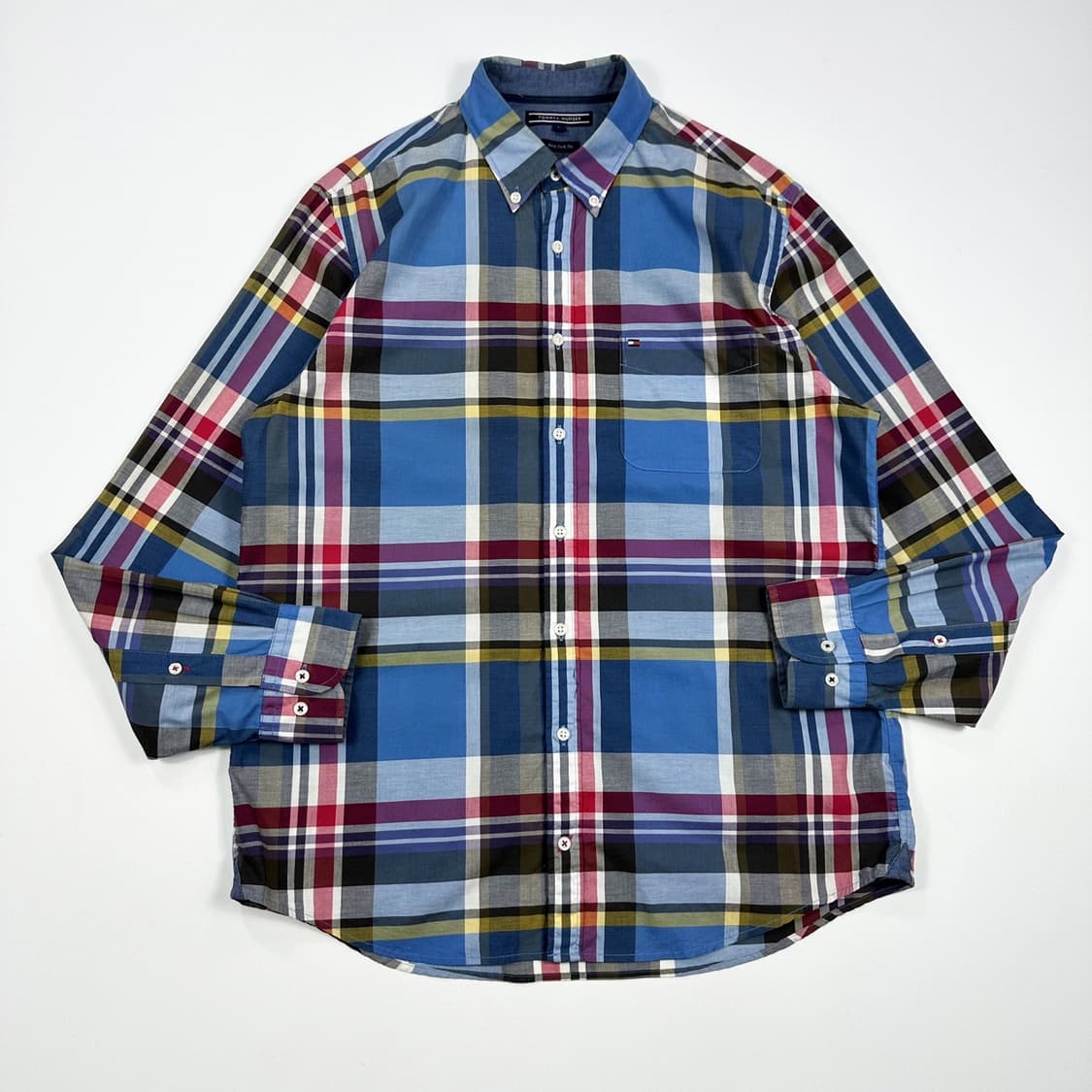 타미힐피거 플래그 뉴욕핏 체크셔츠 (L) 상품이미지2