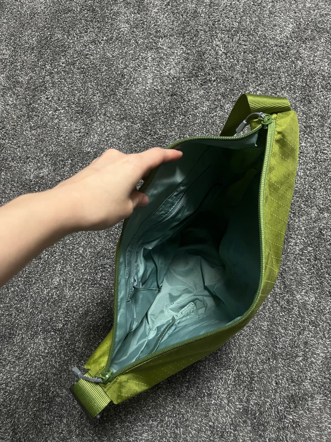 몽벨 버니나 숄더백 M 리프 그린 상품이미지4