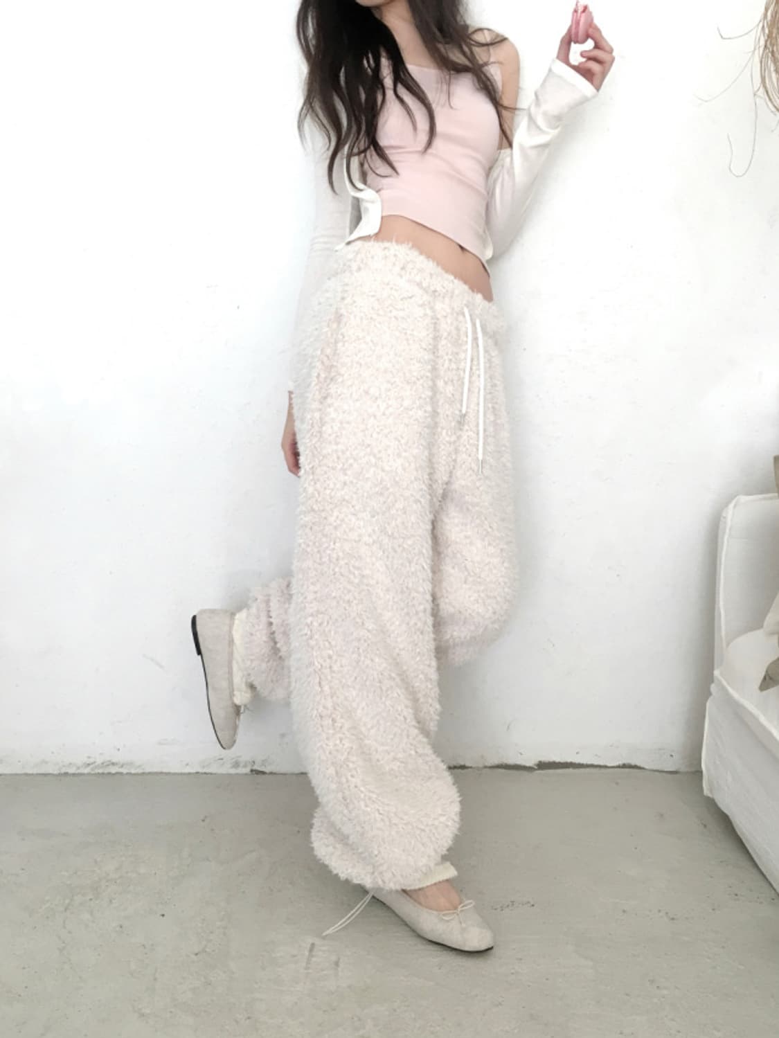 클라따 winter boucle pants (ivory) 상품이미지9