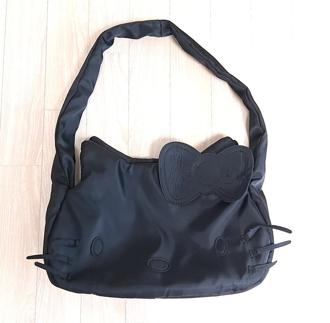 [새상품] 키티 블랙 검정 빅백 크로스백 숄더백 가방 상품이미지5