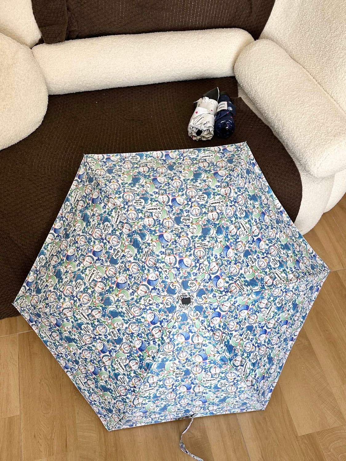 블루 wpc 도라에몽 자외선차단 양산 양우산 팔아요~ 상품이미지8