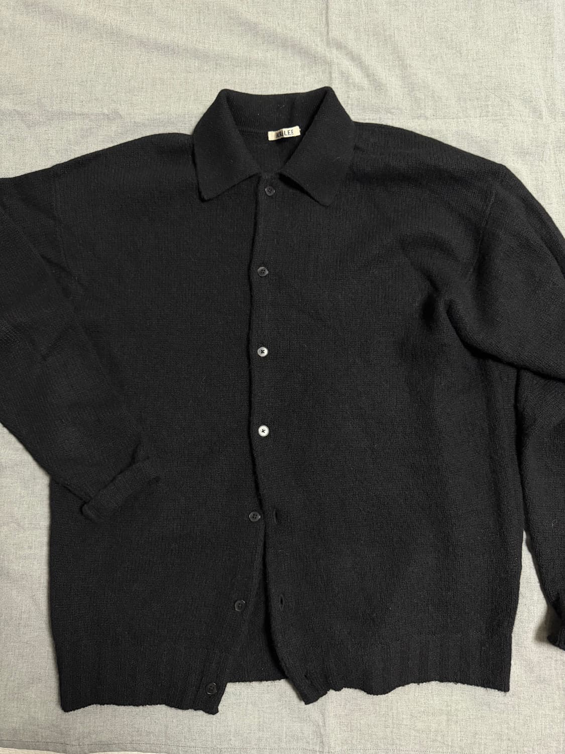 [5] auralee 울 캐시미어 가디건 상품이미지1