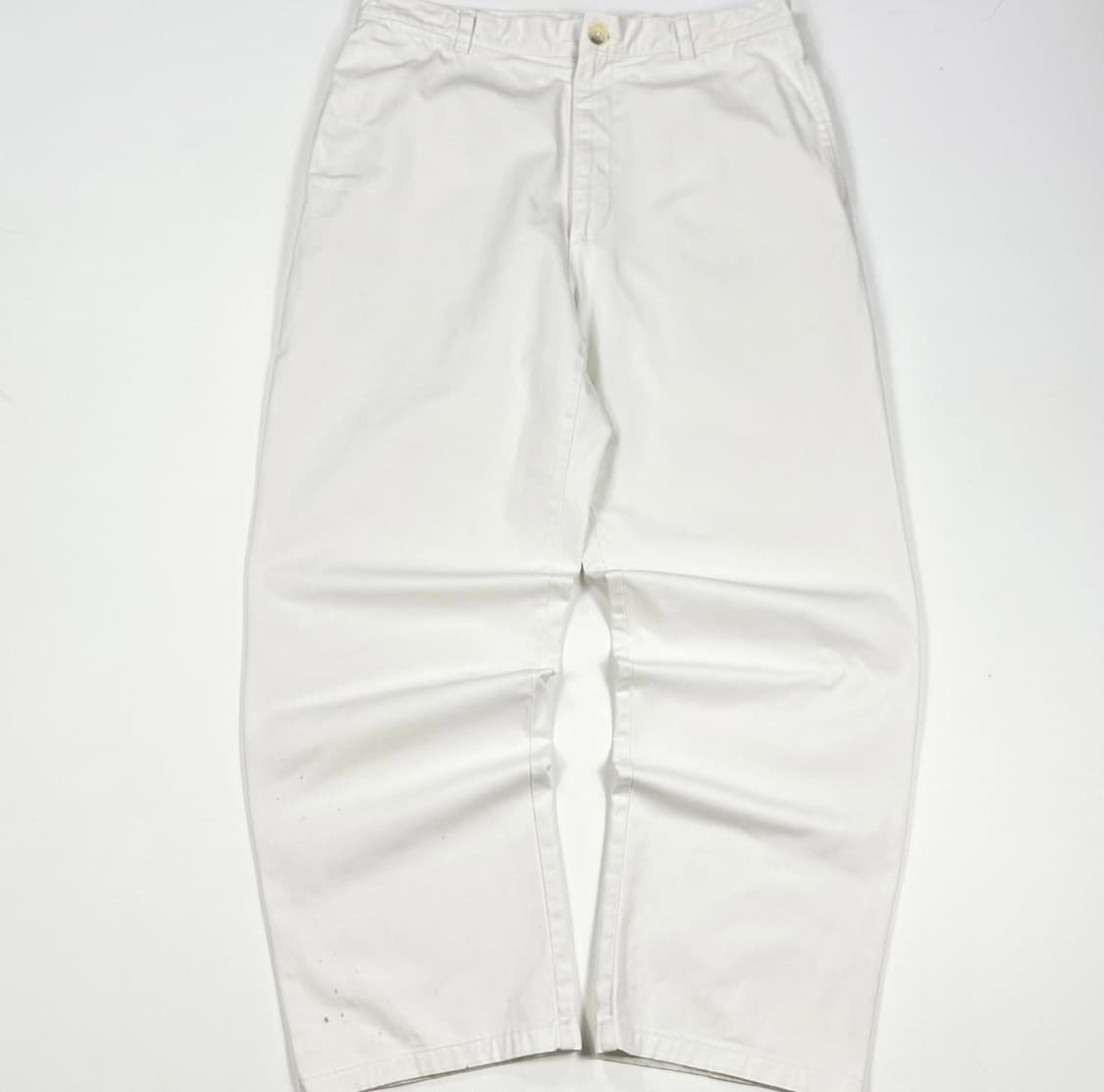 (오염) 33 폴로 랄프로렌 클래식 와이드 치노팬츠 화이트 상품이미지2