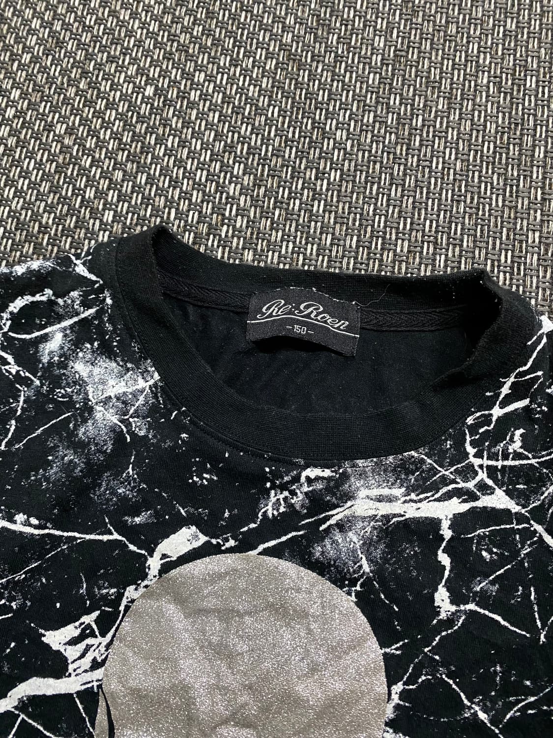 [Re ROEN] Crack Skull Print Tee 상품이미지3