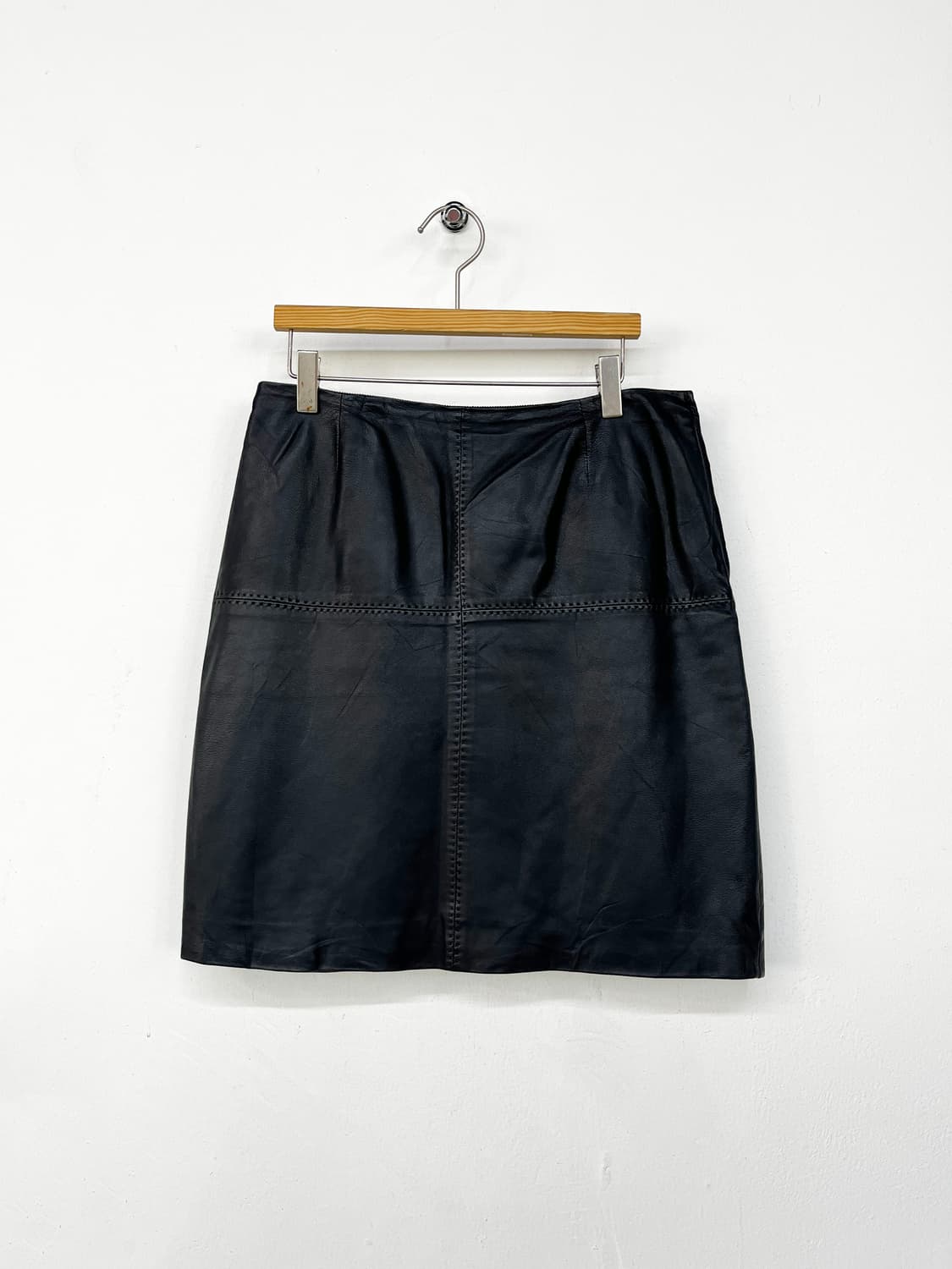 自由区 리얼 레더 스커트 상품이미지5