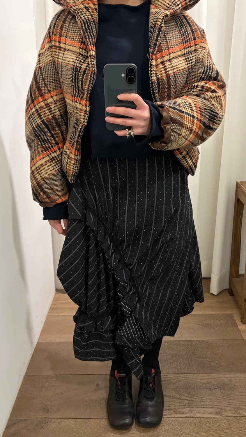 Check Pattern Closing Detail Padding 상품이미지3